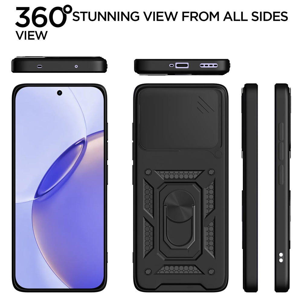 Etui til Realme 16 Pro, Techsuit, CamShield, Sort