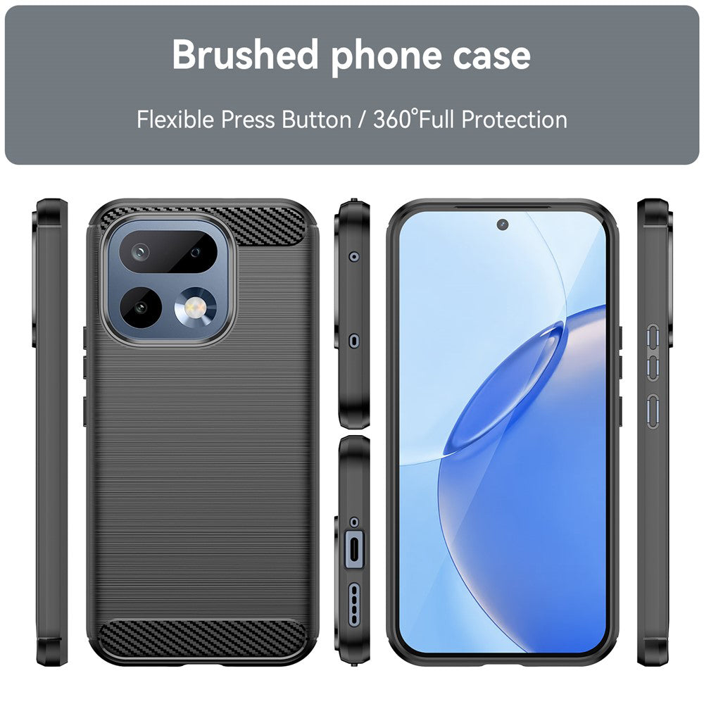 Etui til Realme 16 Pro, Techsuit, Carbon, Sort