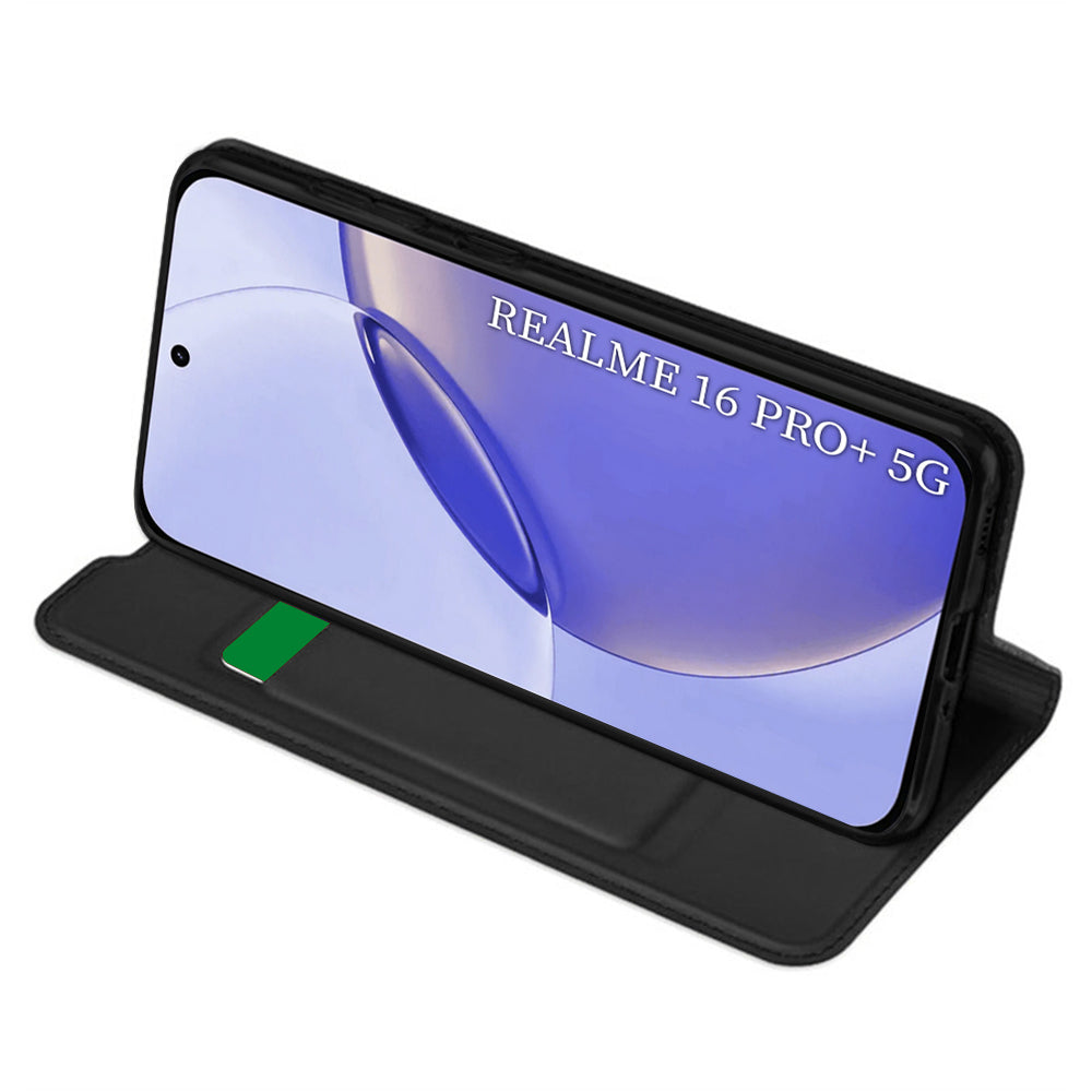 Etui til Realme 16 Pro, Techsuit, Magskin Book, Sort