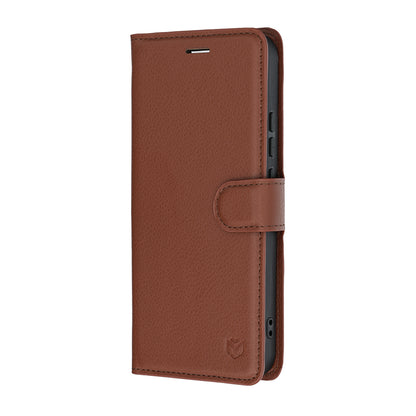 Cover til Realme 16, Techsuit, Leather Folio, Brun