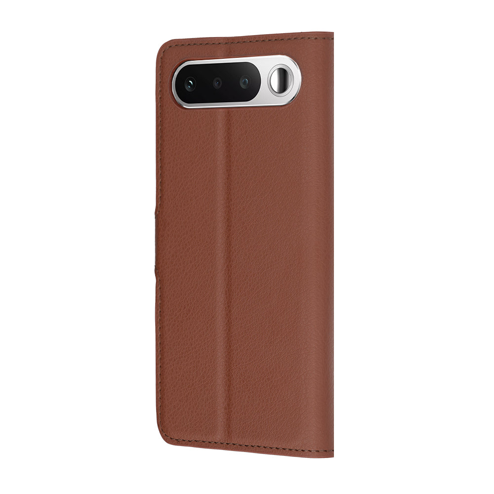 Cover til Realme 16, Techsuit, Leather Folio, Brun