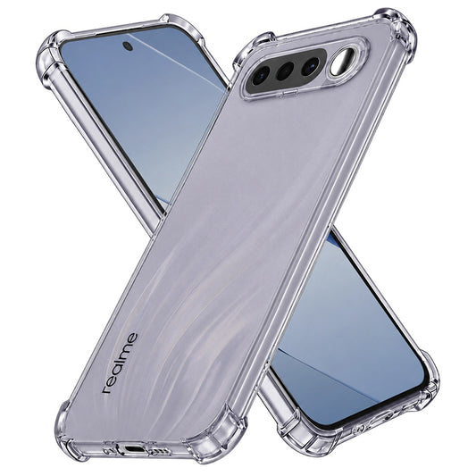 Cover til Realme 16, Techsuit, Stødsikker Klar, Røgfarvet
