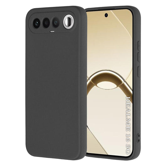 Cover til Realme 16, Techsuit, SoftFlex, Sort