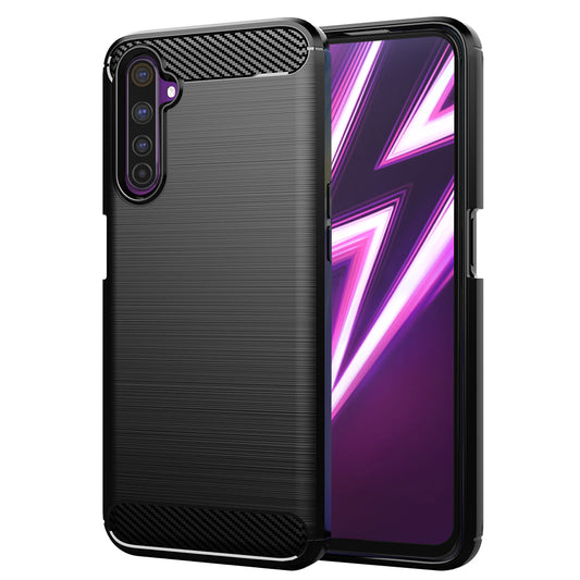 Etui til Realme 6 Pro, Techsuit, Carbon, Sort