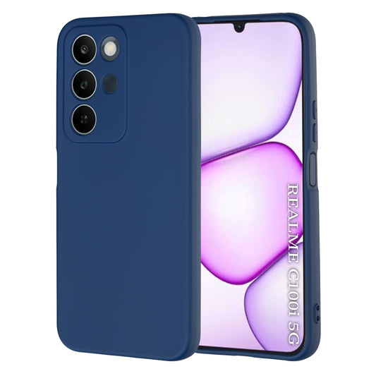 Cover til Realme C100 5G, Techsuit, SoftFlex, Mørkeblå