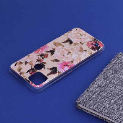 Etui til Realme C21Y / C25Y, Techsuit, Marble, Beige