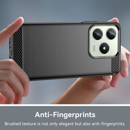 Cover til Realme C63 / C61, Techsuit, Carbon, Sort