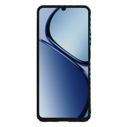 Cover til Realme C63 / C61, Techsuit, Carbonite FiberShell, Sort Blå