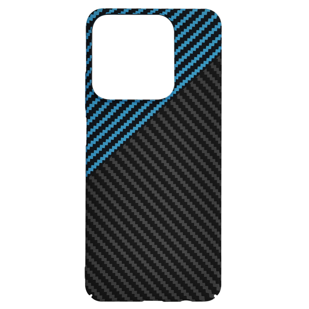 Cover til Realme C63 / C61, Techsuit, Carbonite FiberShell, Sort Blå