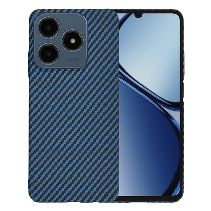 Cover til Realme C63 / C61, Techsuit, Carbonite FiberShell, Turkis