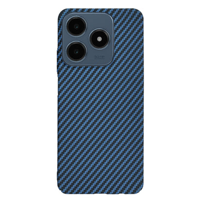 Cover til Realme C63 / C61, Techsuit, Carbonite FiberShell, Turkis