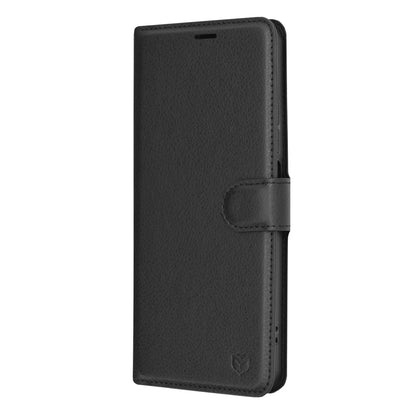 Cover til Realme C67 4G, Techsuit, Leather Folio, Sort