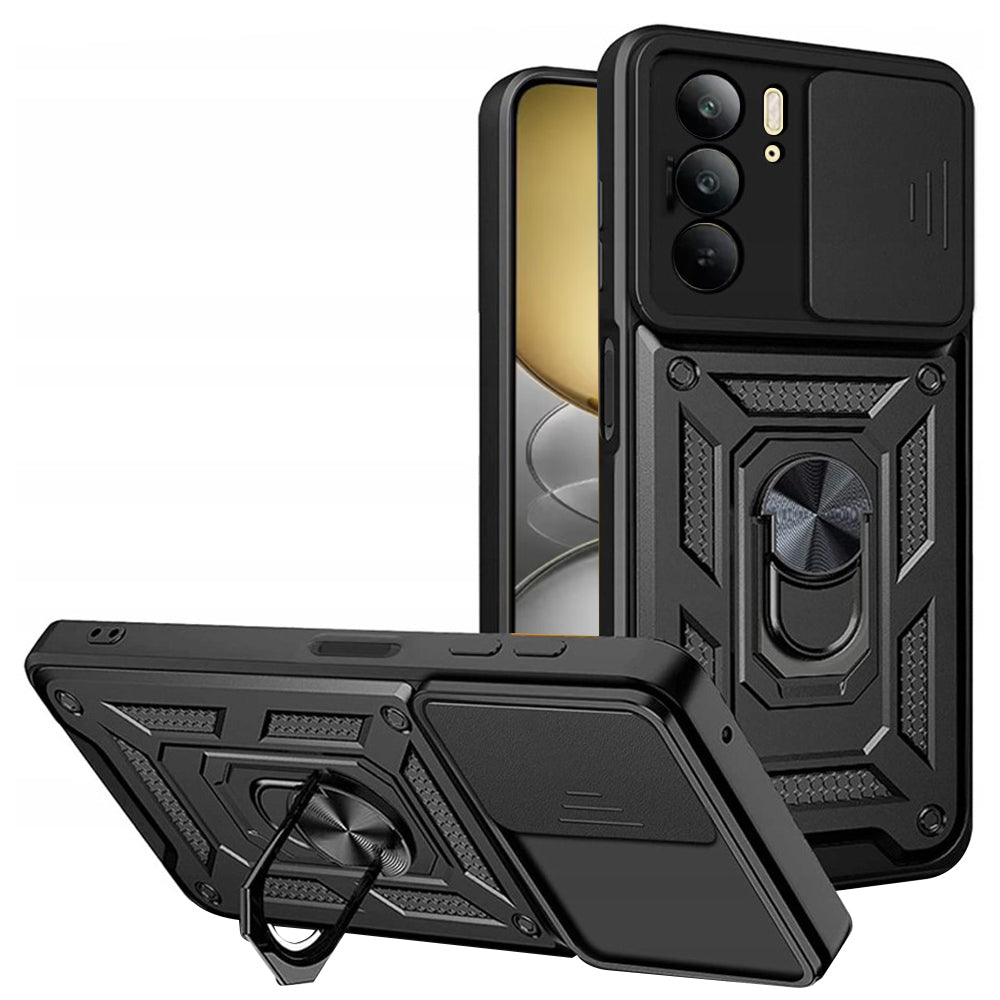 Cover til Realme C75 5G / 14x, Techsuit, CamShield, Sort