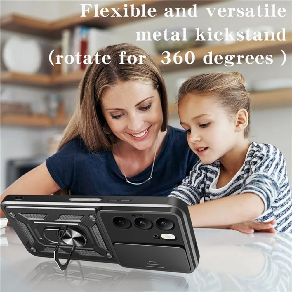 Cover til Realme C75 5G / 14x, Techsuit, CamShield, Sort