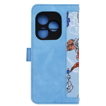 Cover til Realme GT 6T / GT 6, Techsuit, FlipCraft, Blå