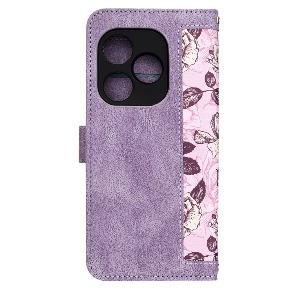 Cover til Realme GT 6T / GT 6, Techsuit, FlipCraft, Lilla