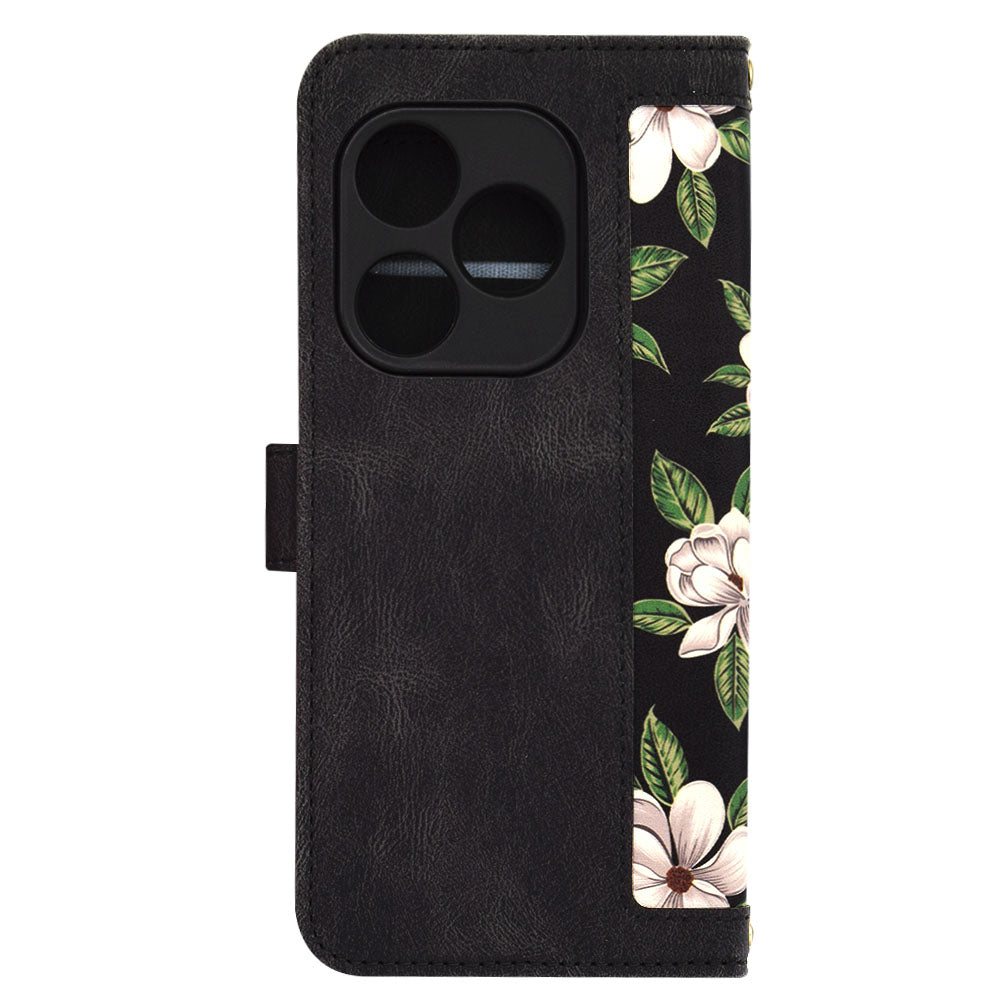 Cover til Realme GT 6T / GT 6, Techsuit, FlipCraft, Sort