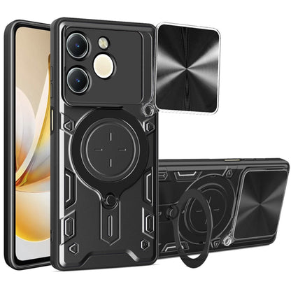 Etui til Realme Note 70T, Techsuit, CamGuard Pro, Sort
