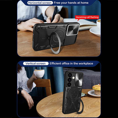 Etui til Realme Note 70T, Techsuit, CamGuard Pro, Sort