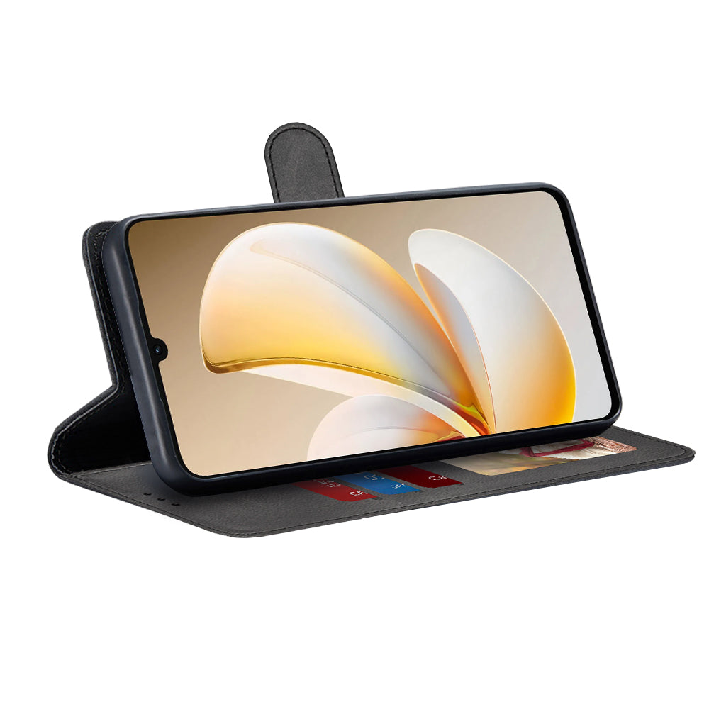 Etui til Realme Note 70T, Techsuit, Diary Book, Sort