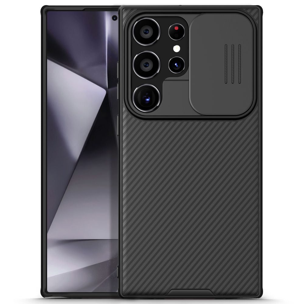 Etui til Samsung Galaxy S24 Ultra S928, Nillkin, CamShield Pro, Sort 