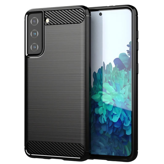 Cover til Samsung Galaxy S21 5G G991, OEM, Carbon, Sort