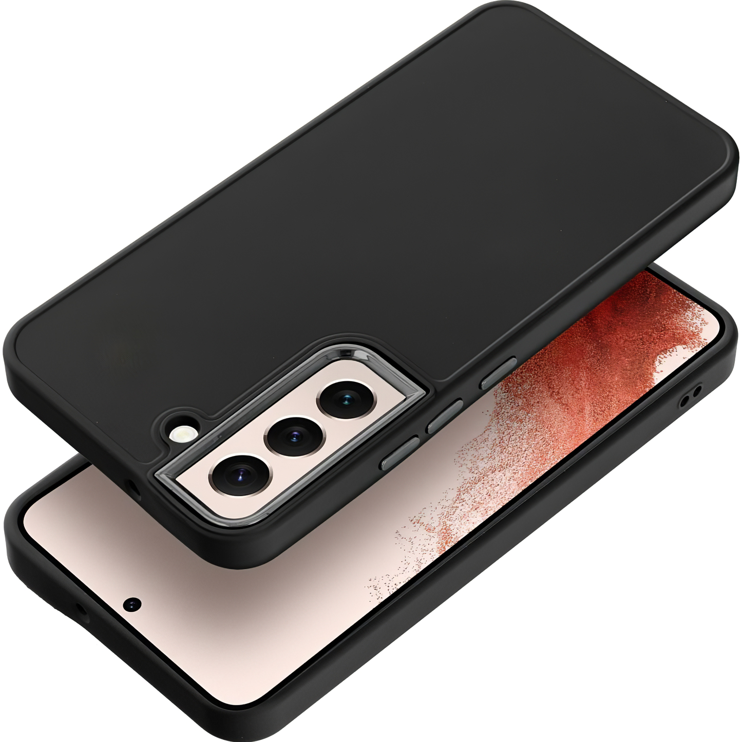 Cover til Samsung Galaxy S22 5G S901, OEM, Frame, Sort