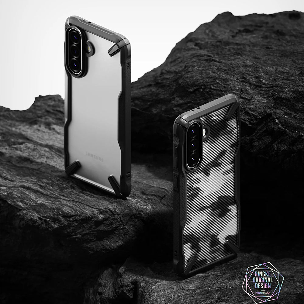 Etui til Samsung Galaxy A56 A566 / A36 A366, Ringke, Fusion X Camo, Sort