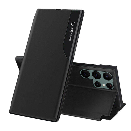 Cover til Samsung Galaxy S22 Ultra 5G S908, Techsuit, eFold, Sort