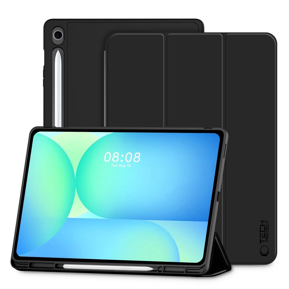 Etui til Samsung Galaxy Tab S10 FE+, Tech-Protect, SC PEN, Sort
