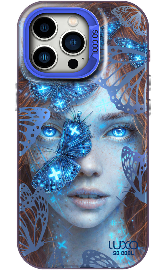 Cover til Samsung Galaxy A25 A256, LUXO So CooL, ArcadiA Butterfly Girl, Multicolor