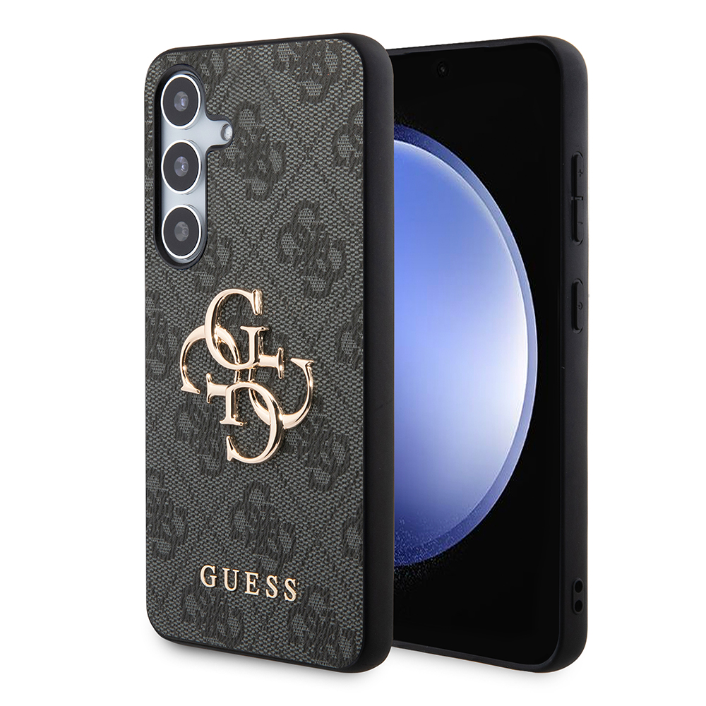 Cover til Samsung Galaxy S24+ S926, Guess, 4G Big Logo, Sort, Genforseglet