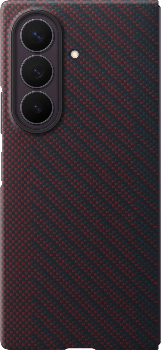 Cover til Samsung Galaxy Z Fold8 Ultra F976, Carbon Magnet Case, Rød EF-KF976SREGWW