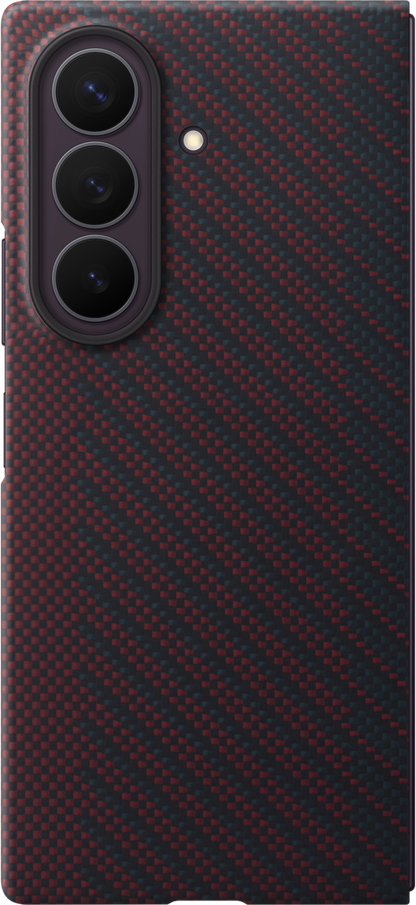 Cover til Samsung Galaxy Z Fold8 Ultra F976, Carbon Magnet Case, Rød EF-KF976SREGWW