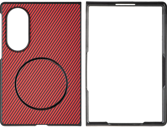 Cover til Samsung Galaxy Z Fold8 F971, OEM, Carbon, Rød