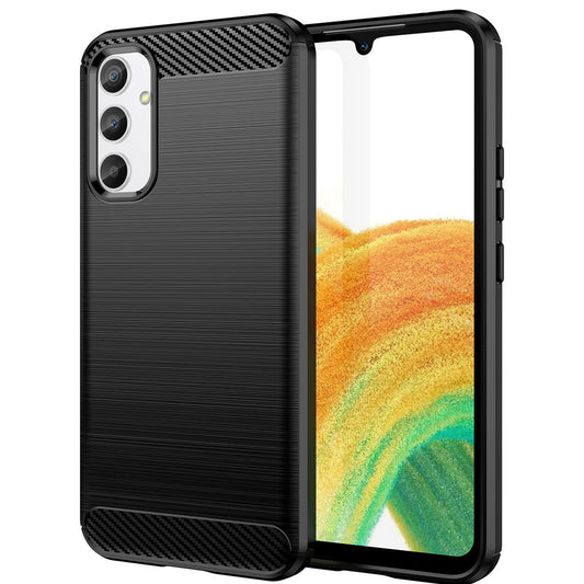 Cover til Samsung Galaxy A34 A346, OEM, Carbon, Sort