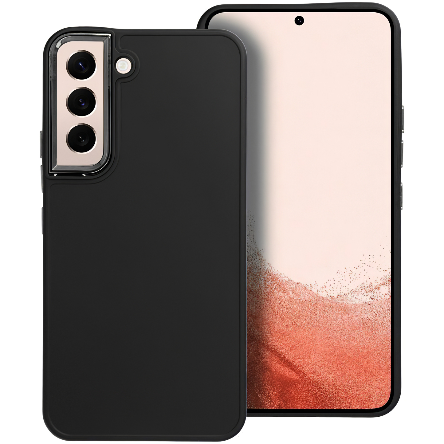 Cover til Samsung Galaxy S22 5G S901, OEM, Frame, Sort