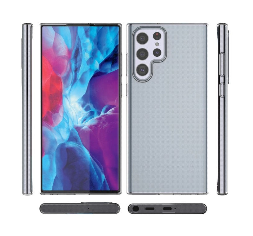 Cover til Samsung Galaxy S22 Ultra 5G S908, OEM, Ultra Slim, 0,5 mm, Transparent