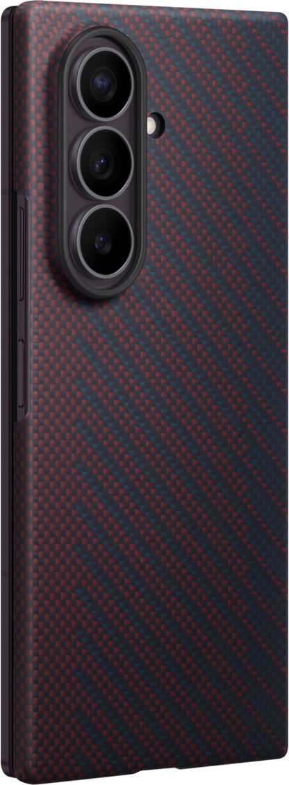 Cover til Samsung Galaxy Z Fold8 Ultra F976, Carbon Magnet Case, Rød EF-KF976SREGWW