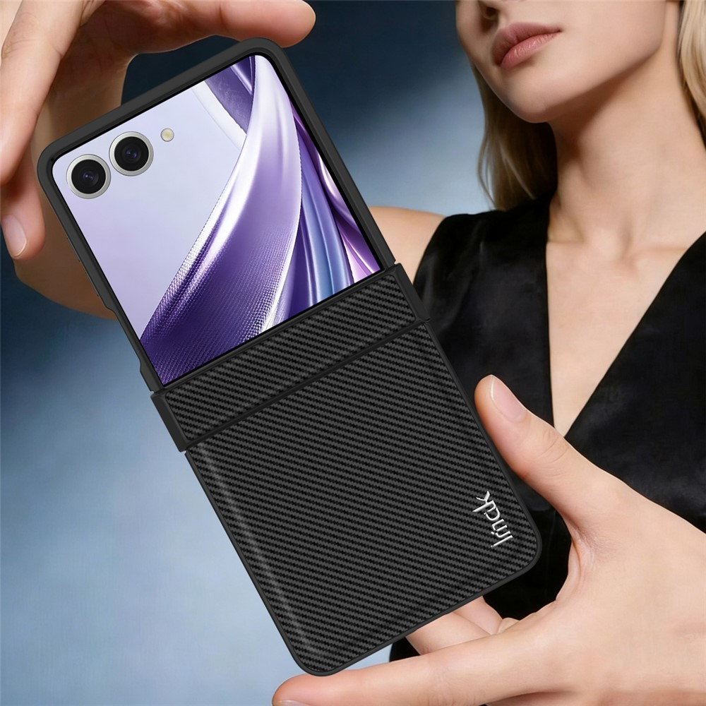 Cover til Samsung Galaxy Z Flip8 F776, Imak, Carbon, Sort