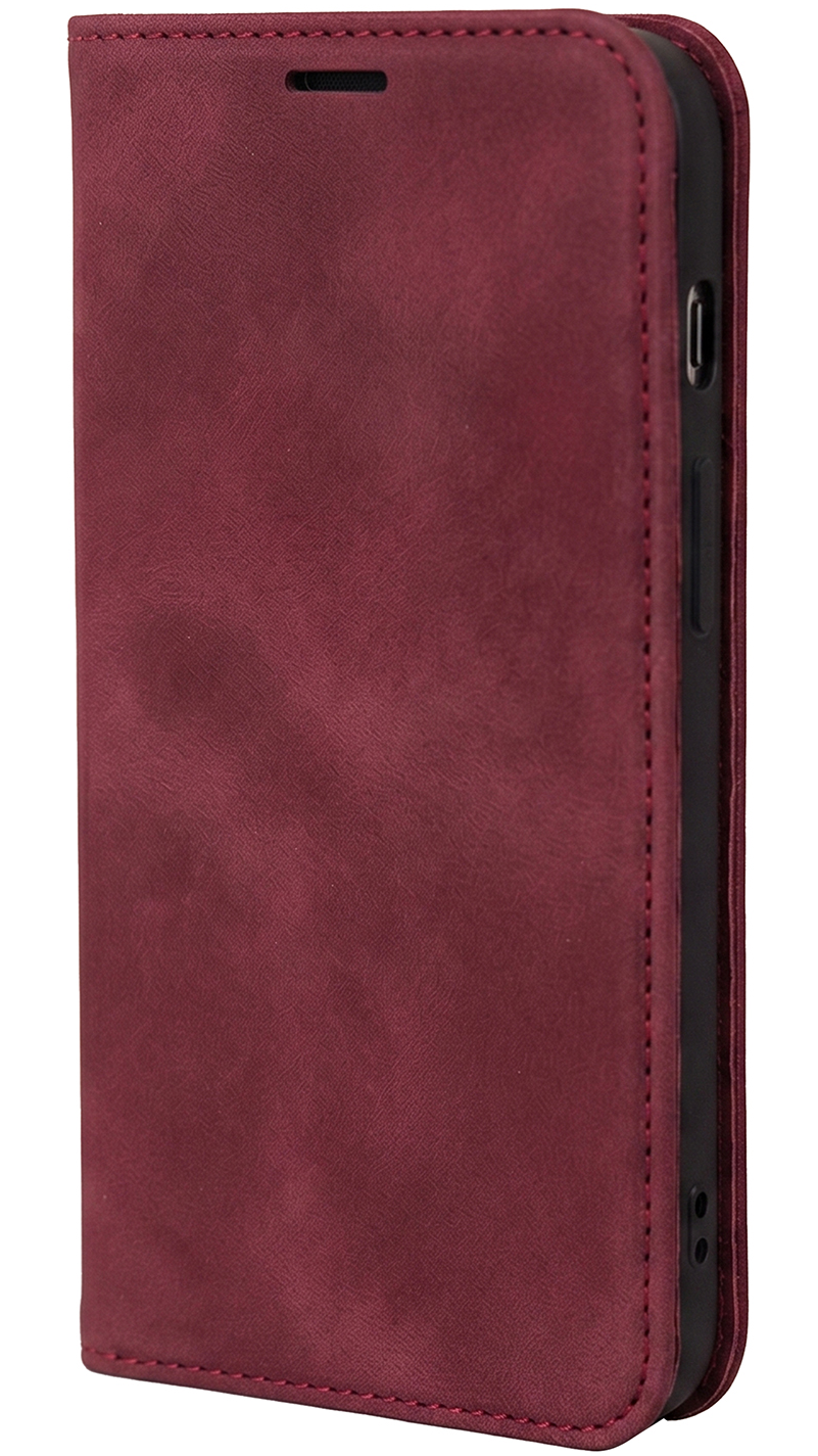 Etui til Samsung Galaxy A18 5G A186 / A17 4G A175 / A17 5G A176 / A26 A266, OEM, Smart Suede, bordeauxfarvet