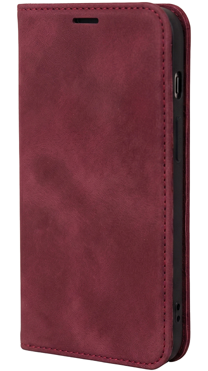 Etui til Samsung Galaxy A18 5G A186 / A17 4G A175 / A17 5G A176 / A26 A266, OEM, Smart Suede, bordeauxfarvet