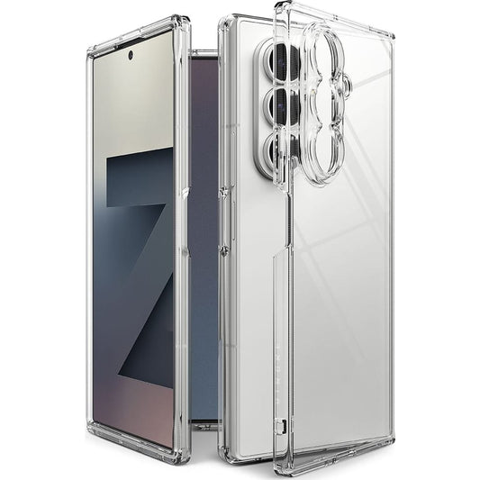 Etui til Samsung Galaxy Z Fold7 F966, Ringke, Fusion, Gennemsigtig