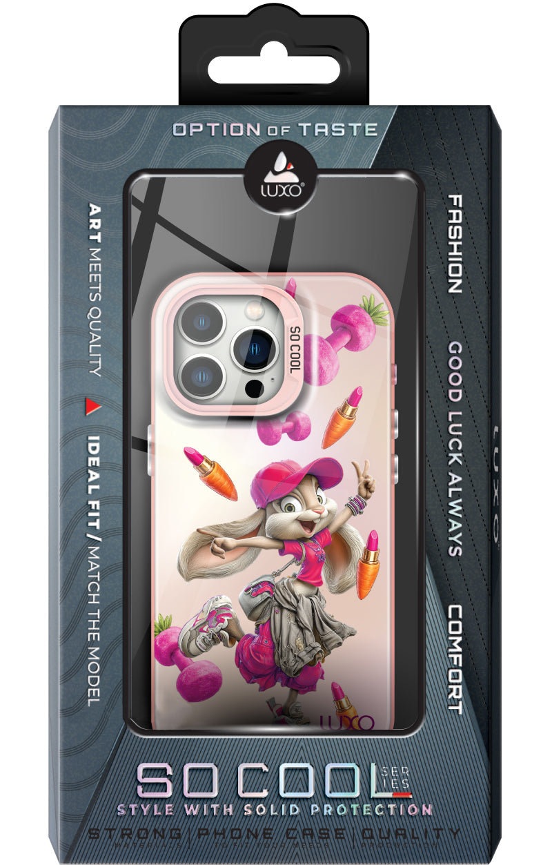 Cover til Samsung Galaxy A25 A256, LUXO So CooL, ArcadiA Rabbit, Multifarvet