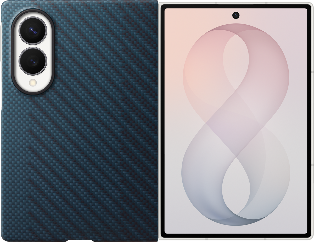 Cover til Samsung Galaxy Z Fold8 F971, Carbon Magnet Case, Marineblå EF-KF971SNEGWW
