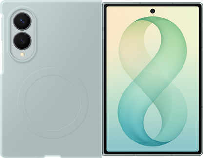 Cover til Samsung Galaxy Z Fold8 F971, Silicone Magnet Case, Grøn EF-EF971CGEGWW