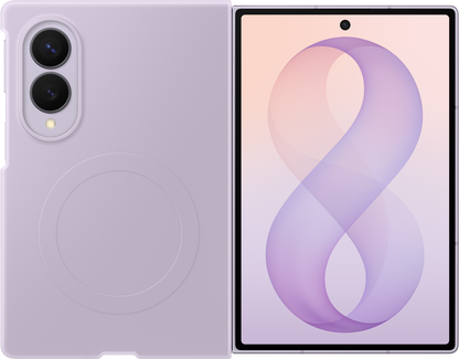 Cover til Samsung Galaxy Z Fold8 F971, Silicone Magnet Case, Violet EF-EF971CVEGWW