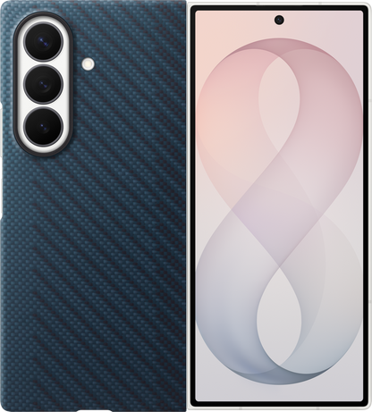 Cover til Samsung Galaxy Z Fold8 Ultra F976, Carbon Magnet Case, Mørkeblå EF-KF976SNEGWW