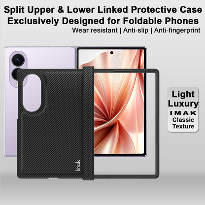 Cover til Samsung Galaxy Z Fold8 F971, Imak, Carbon, Sort