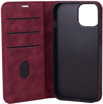 Etui til Samsung Galaxy A18 5G A186 / A17 4G A175 / A17 5G A176 / A26 A266, OEM, Smart Suede, bordeauxfarvet